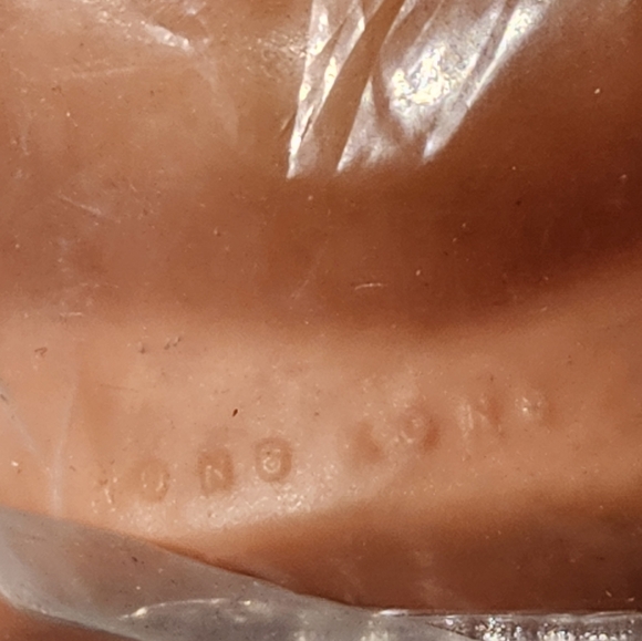 Vtg Blonde Curly Hair Doll Face In Sealed Package Hong Kong Flat Back Doll Face - Picture 8 of 12